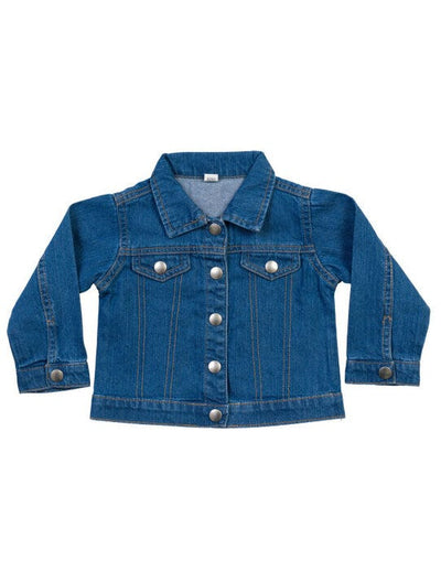 Babybugz BZ53 Baby Rocks Denim Jacket - Denim Blue