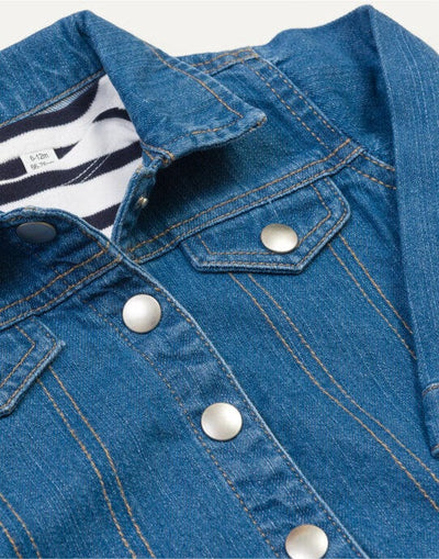 Babybugz BZ53 Baby Rocks Denim Jacket - Denim Blue