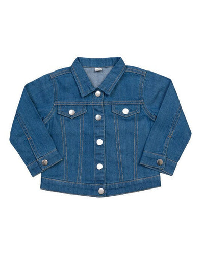 Babybugz BZ53 Baby Rocks Denim Jacket - Denim Blue