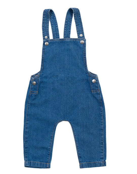 Babybugz BZ56 Baby Rocks Denim Dungarees - Denim Blue