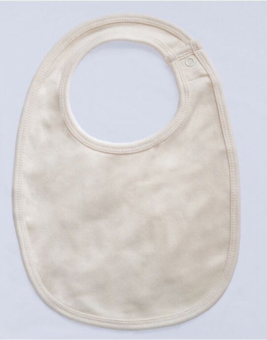 Babybugz BZ59 Baby Single Layer Bib - Organic Natural