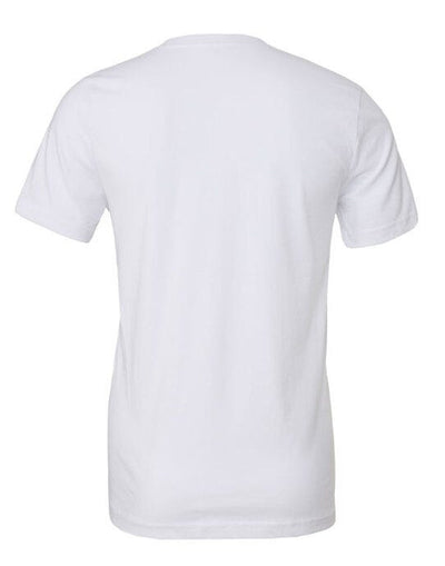 Bella + Canvas CA3001 Canvas Unisex Jersey Short Sleeve Tee - White