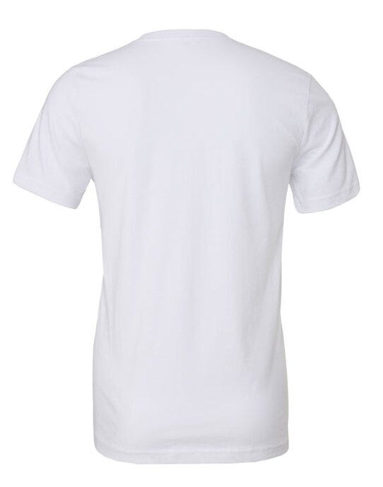 Bella + Canvas CA3001 Canvas Unisex Jersey Short Sleeve Tee - White
