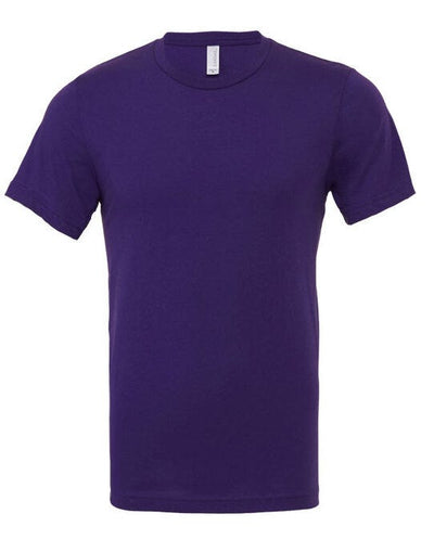 Bella + Canvas CA3001 Canvas Unisex Jersey Short Sleeve Tee - Team Purple