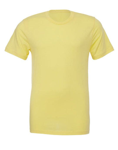 Bella + Canvas CA3001 Canvas Unisex Jersey Short Sleeve Tee - Yellow