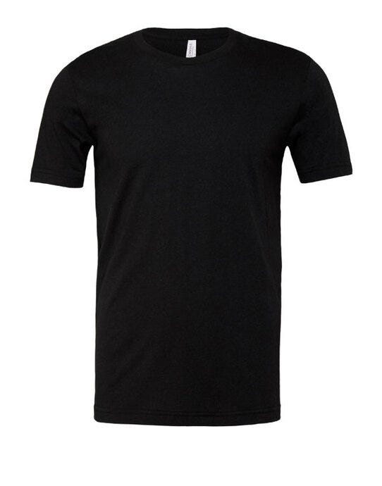 Bella + Canvas CA3001 Canvas Unisex Jersey Short Sleeve Tee - Black