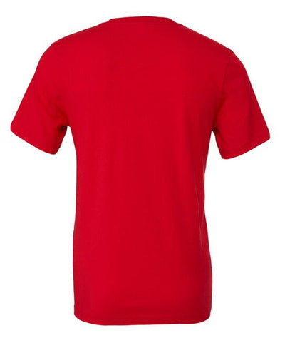 Bella + Canvas CA3001 Canvas Unisex Jersey Short Sleeve Tee - Red