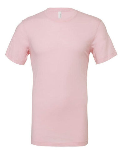 Bella + Canvas CA3001 Canvas Unisex Jersey Short Sleeve Tee - Soft Pink