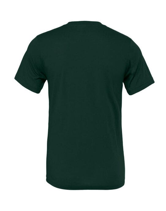 Bella + Canvas CA3001 Canvas Unisex Jersey Short Sleeve Tee - Forest Green