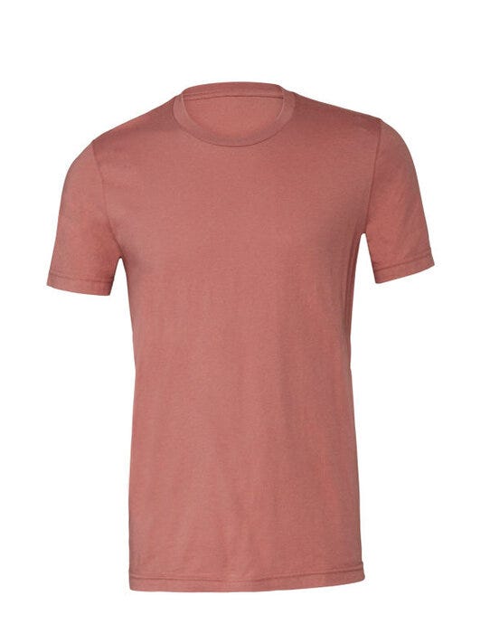 Bella + Canvas CA3001 Canvas Unisex Jersey Short Sleeve Tee - Mauve