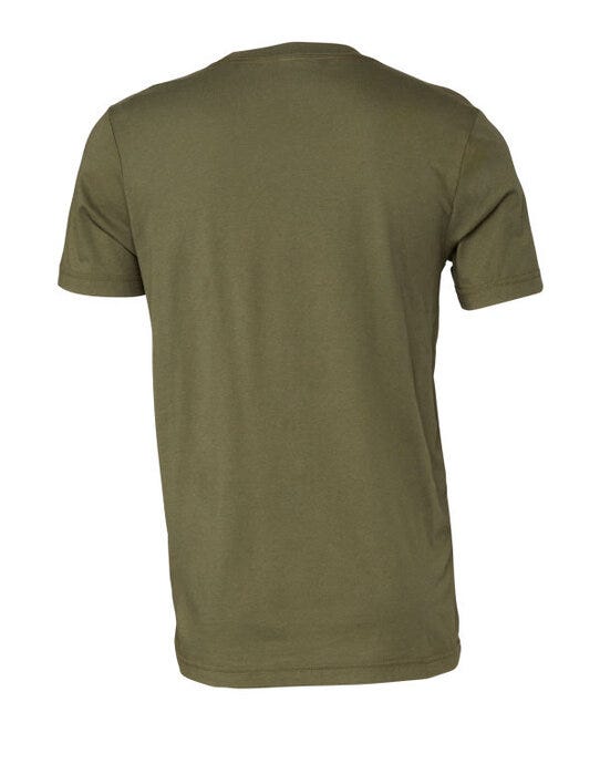 Bella + Canvas CA3001 Canvas Unisex Jersey Short Sleeve Tee - Military Green