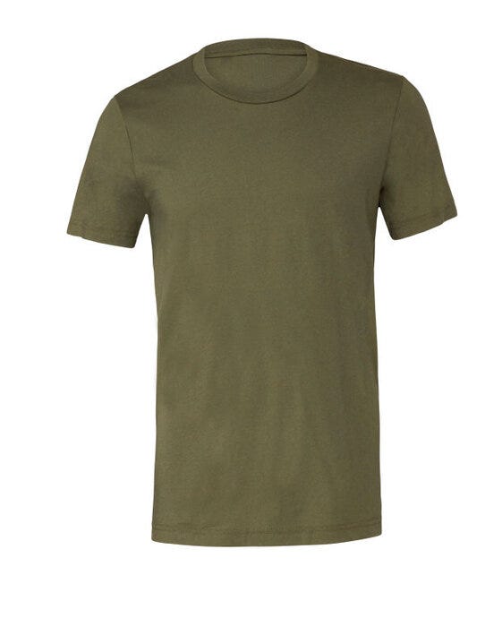 Bella + Canvas CA3001 Canvas Unisex Jersey Short Sleeve Tee - Military Green