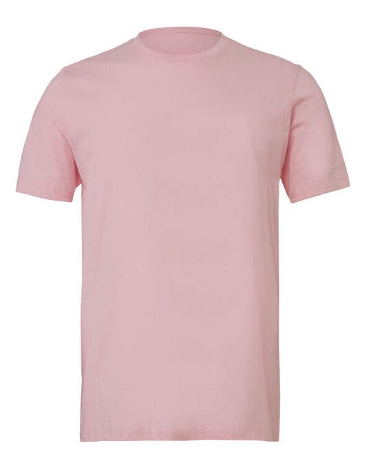 Bella + Canvas CA3001 Canvas Unisex Jersey Short Sleeve Tee - Pink