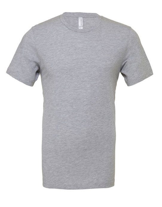 Bella + Canvas CA3001CVC Canvas Unisex Heather Jersey SS Tee - Athletic Heather