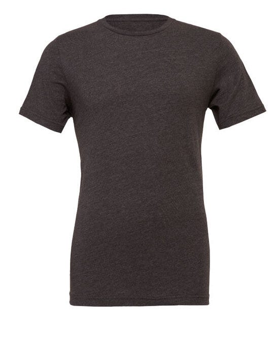 Bella + Canvas CA3001CVC Canvas Unisex Heather Jersey SS Tee - Dark Heather