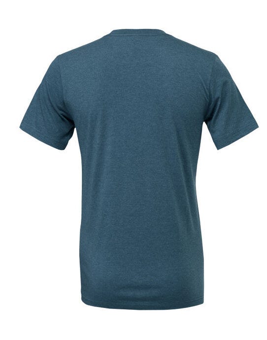 Bella + Canvas CA3001CVC Canvas Unisex Heather Jersey SS Tee - Heather Deep Teal
