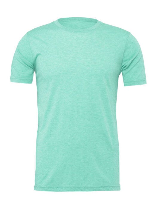 Bella + Canvas CA3001CVC Canvas Unisex Heather Jersey SS Tee - Heather Mint