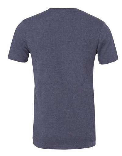 Bella + Canvas CA3001CVC Canvas Unisex Heather Jersey SS Tee - Heather Navy