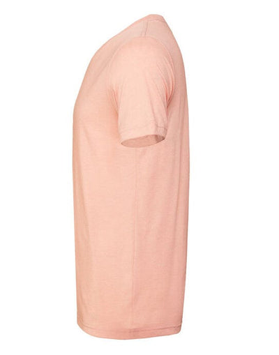 Bella + Canvas CA3001CVC Canvas Unisex Heather Jersey SS Tee - Heather Peach