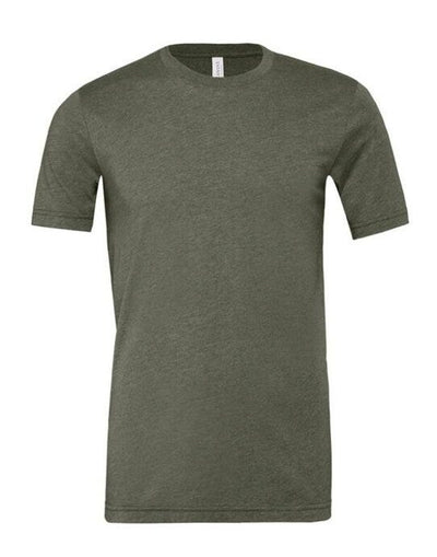 Bella + Canvas CA3001CVC Canvas Unisex Heather Jersey SS Tee - Heather Military Green