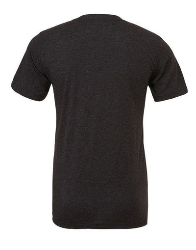 Bella + Canvas CA3413 Canvas Unisex Tri-blend S/Sleeve Tee - Charcoal Black Triblend