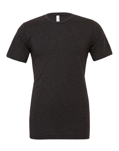 Bella + Canvas CA3413 Canvas Unisex Tri-blend S/Sleeve Tee - Charcoal Black Triblend