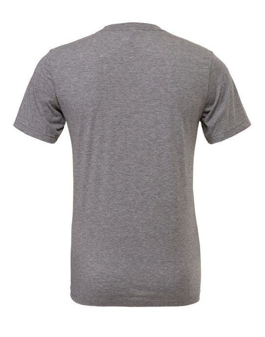 Bella + Canvas CA3413 Canvas Unisex Tri-blend S/Sleeve Tee - Grey Triblend
