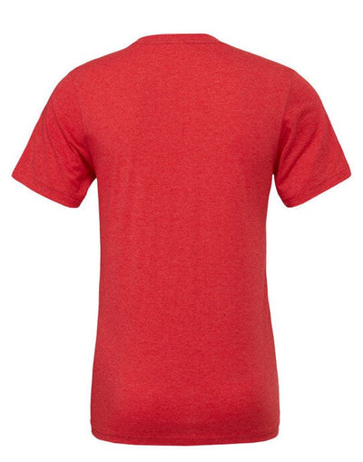 Bella + Canvas CA3413 Canvas Unisex Tri-blend S/Sleeve Tee - Red Triblend