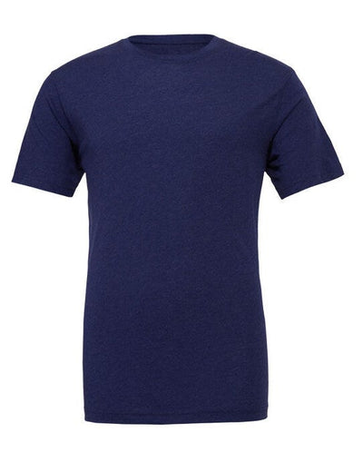 Bella + Canvas CA3413 Canvas Unisex Tri-blend S/Sleeve Tee - Navy Triblend