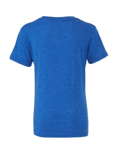 Bella + Canvas CA3413 Canvas Unisex Tri-blend S/Sleeve Tee - True Royal Triblend
