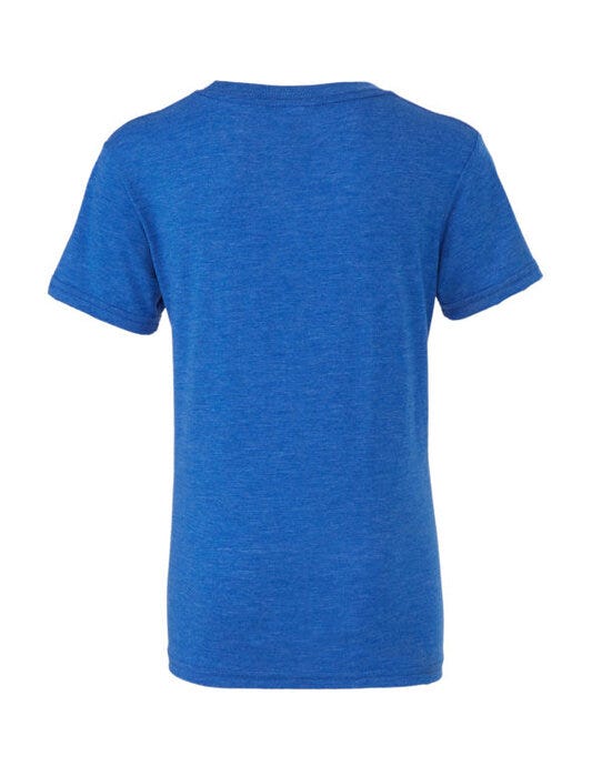 Bella + Canvas CA3413 Canvas Unisex Tri-blend S/Sleeve Tee - True Royal Triblend