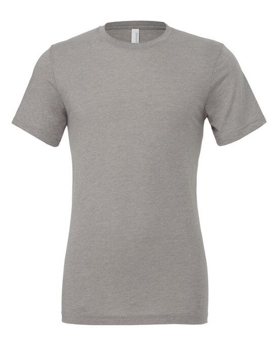 Bella + Canvas CA3413 Canvas Unisex Tri-blend S/Sleeve Tee - Athletic Grey Triblend