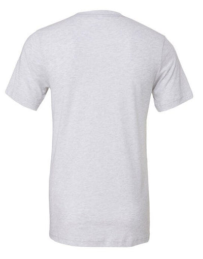 Bella + Canvas CA3413 Canvas Unisex Tri-blend S/Sleeve Tee - White Fleck Triblend