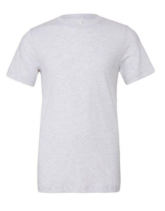 Bella + Canvas CA3413 Canvas Unisex Tri-blend S/Sleeve Tee - White Fleck Triblend