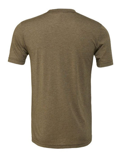 Bella + Canvas CA3413 Canvas Unisex Tri-blend S/Sleeve Tee - Olive Triblend