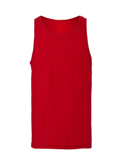 Bella + Canvas CA3480 Canvas Unisex Jersey Tank - Red