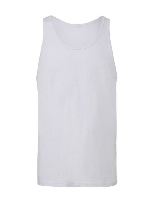 Bella + Canvas CA3480 Canvas Unisex Jersey Tank - White