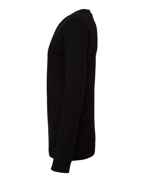 Bella + Canvas CA3501 Canvas Unisex Jersey LS Tee - Black