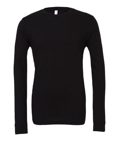 Bella + Canvas CA3501 Canvas Unisex Jersey LS Tee - Black