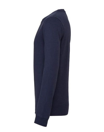 Bella + Canvas CA3501 Canvas Unisex Jersey LS Tee - Navy