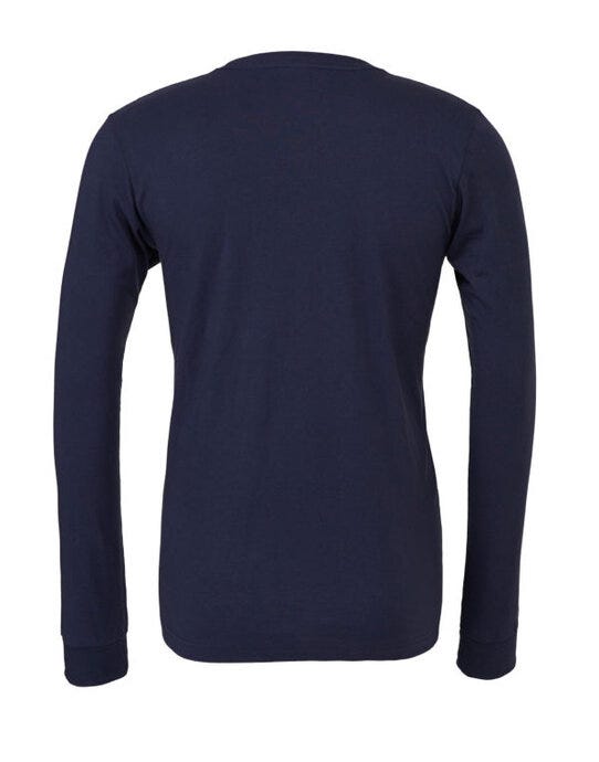 Bella + Canvas CA3501 Canvas Unisex Jersey LS Tee - Navy