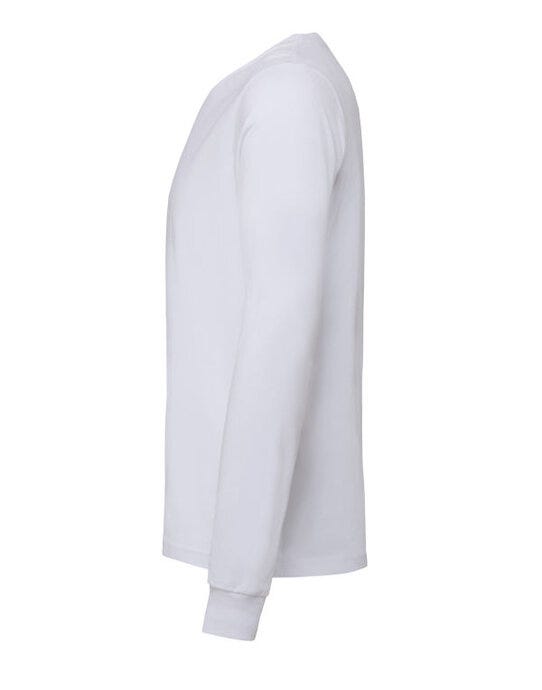 Bella + Canvas CA3501 Canvas Unisex Jersey LS Tee - White