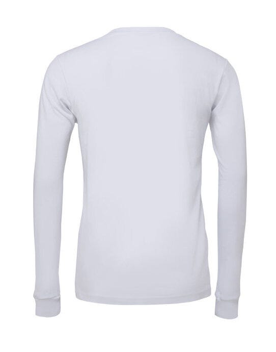 Bella + Canvas CA3501 Canvas Unisex Jersey LS Tee - White