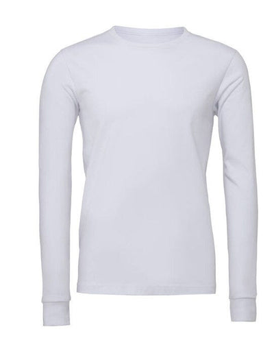 Bella + Canvas CA3501 Canvas Unisex Jersey LS Tee - White