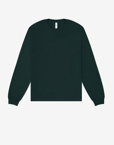 Bella + Canvas CA3511 Unisex Heavy Boxy LS Tee - Forest Green