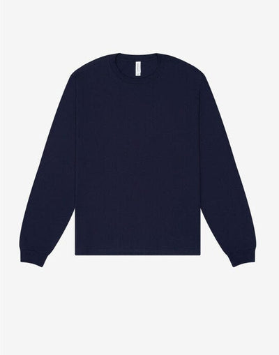 Bella + Canvas CA3511 Unisex Heavy Boxy LS Tee - Navy