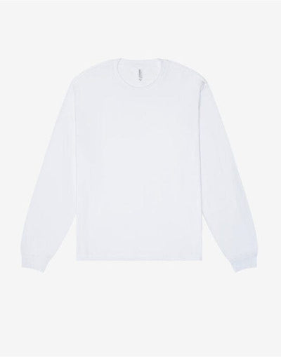 Bella + Canvas CA3511 Unisex Heavy Boxy LS Tee - White