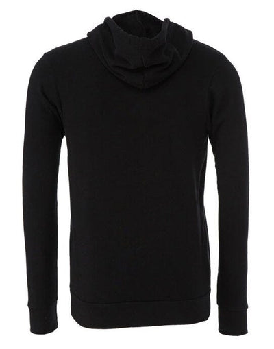 Bella + Canvas CA3739 Canvas Unisex Fleece Zip-Up Hoodie - Black