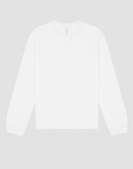 Bella + Canvas CA4651 Heavyweight LS Tee - White