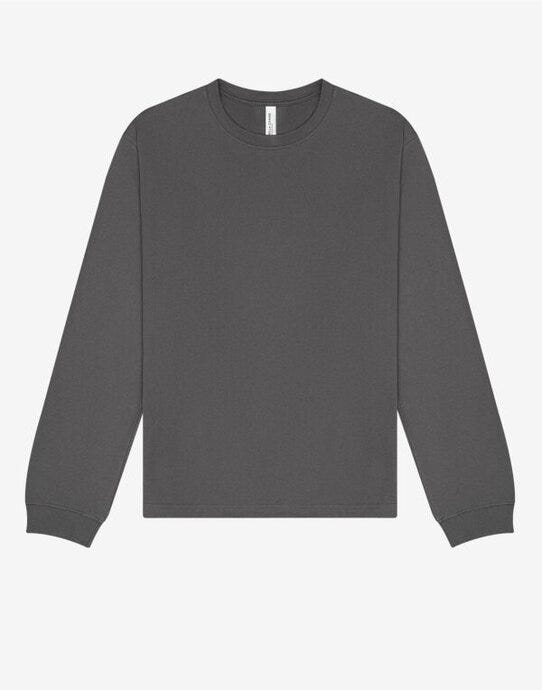 Bella + Canvas CA4651 Heavyweight LS Tee - Asphalt